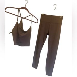 Vuori Brown Activewear Set